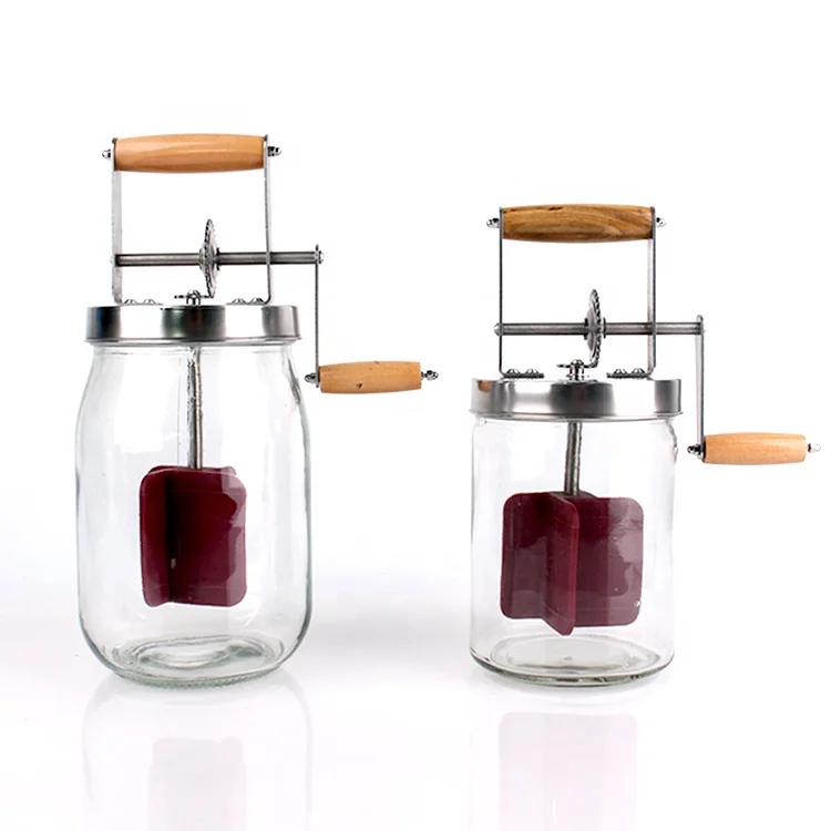 Glass Butter Churn